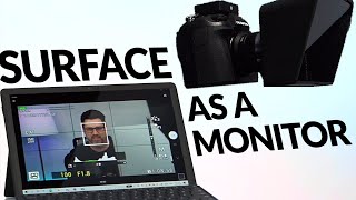 Use Surface as a Video Monitor