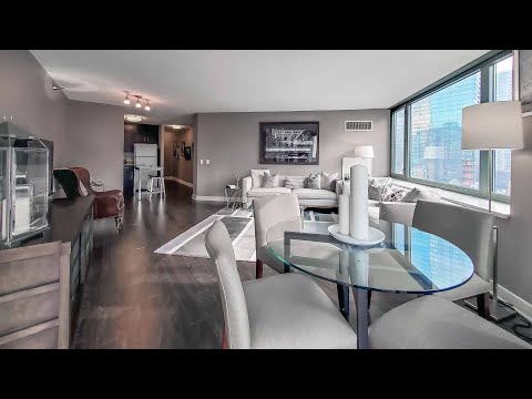 A -10 one-bedroom model in Streeterville at Cityfront Place A -10 one-bedroom model in Streeterville at Cityfront Place