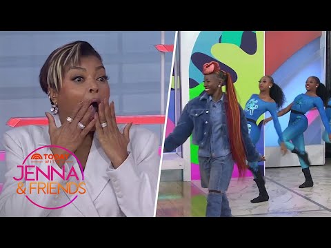 Watch the G-Girls dance team surprise Taraji P. Henson on TODAY