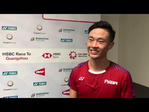 Interview about my match with Chou Tien Chen