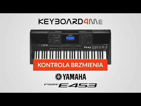 Yamaha PSR-E453 - Kontrola Brzmienia - Voice Control - Keyboard4me.pl