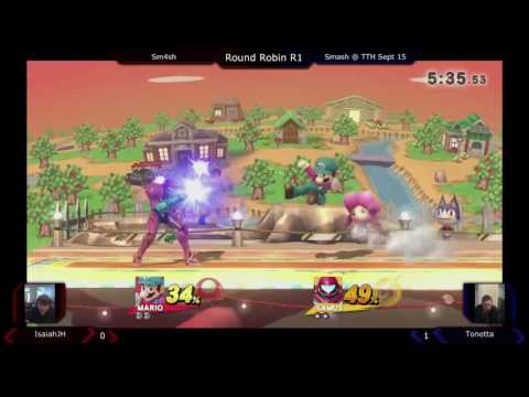 Smash @ TTH - IsaiahJH (Mario) Vs. Tonetta (Samus) (Round Robin) - Sm4sh