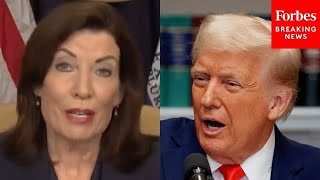 Kathy Hochul Reacts To Trump's 'Shocking' Statement He Doesn't Know If He Has To Uphold Constitution