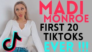 MADI MONROE FIRST 20 TIKTOKS EVER! | Tik Tok Compilation