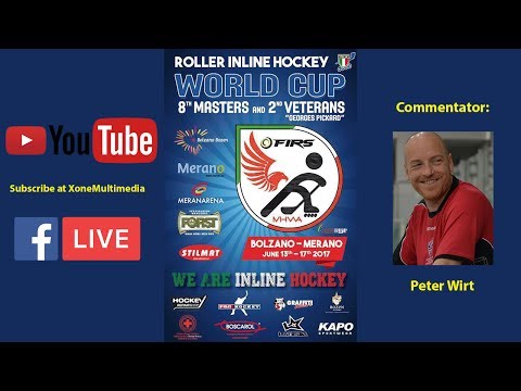 Inline Hockey Masters World Cup 2017 - CZECH REP. vs USA