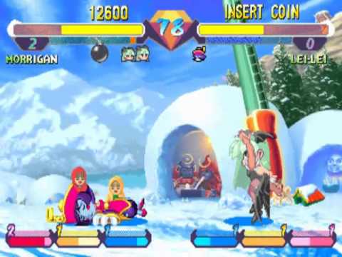 Pocket Fighter Japan 970904 MAME Gameplay video Snapshot -Rom name pfghtj-