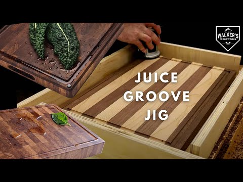 How To Make An Adjustable Juice Groove Jig | Simple Cutting Board Jig