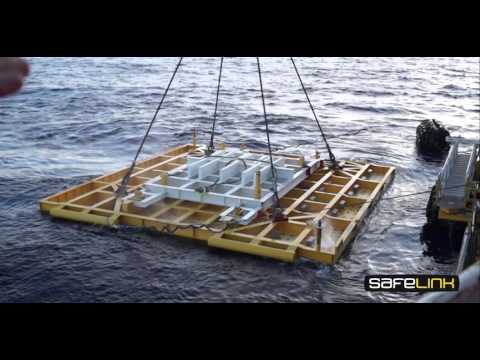 Splash Zone lift with Safelink PHC - 235t mudmat