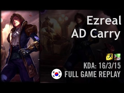 Ezreal AD Carry vs Tristana - Stitch - KR Challenger Path 5.24