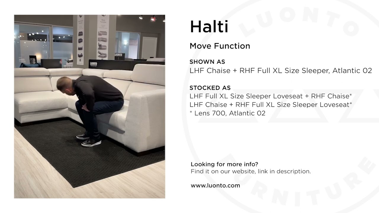 Halti Sleeper Sectional - Move Function