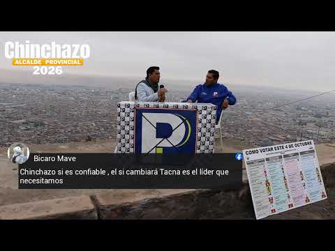ENTREVISTA AL CANDIDATO POR LA PROVINCIAL DE TACNA