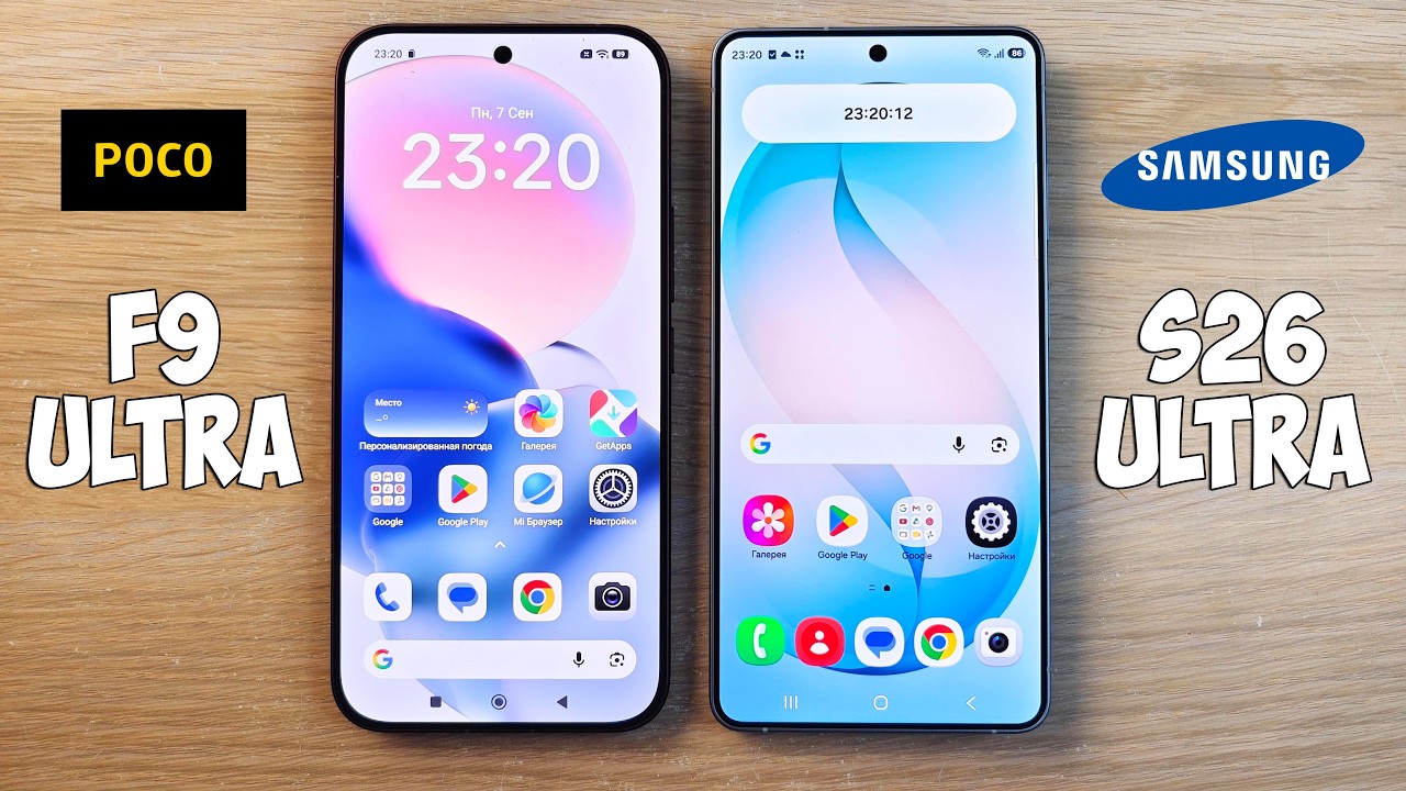 POCO F9 ULTRA VS SAMSUNG GALAXY S26 ULTRA - ЧТО ВЫБРАТЬ? ПОЛНОЕ СРАВНЕНИЕ!
