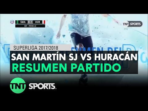 Resumen de San Martín SJ vs Huracán (0-1) | Fecha 22 - Superliga Argentina 2017/2018