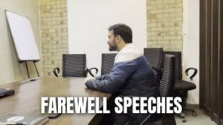 How to deliver a farewell speech for your colleague!
