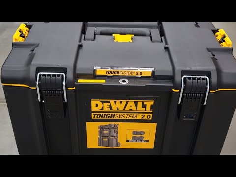 DEWALT TOUGHSYSTEM 2.0, Large Tool Box, 22 in., 110 lbs. Capacity (DWST08300)