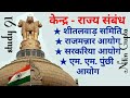 Central State Relation Various Committee Study 91 Nitin Sir Polity