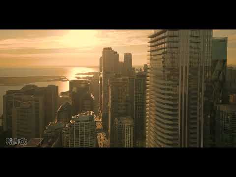 Drone Flying Over Downtown Toronto #7