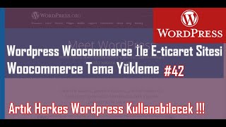 Wordpress Woocommerce İle E-ticaret Sitesi: Woocommerce Tema Yükleme - Wordpress