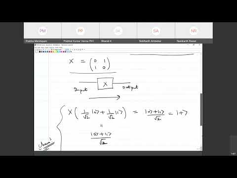 Quantum Computation and Quantum Information: Lecture 2 (Quantum Parallelism)