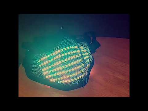 LED Rave Mask V2 - Arduino and NeoPixels