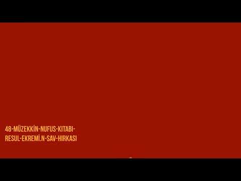 48-MÜZEKKİN NUFUS KİTABI -RESUL EKREMİN S.A.V. HIRKASI