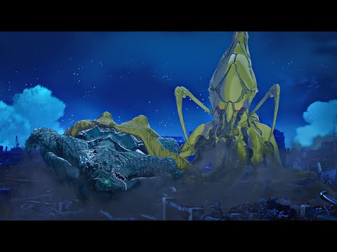 Gamera vs. Viras (1440p HD) | Gamera: O Renascimento 