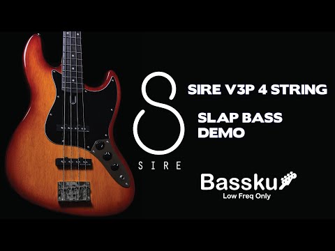 SIRE Bass V3P 4 String Slap Bass Demo
