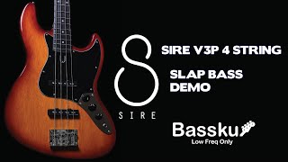 Video thumbnail for SIRE Bass V3P 4 String Slap Bass Demo by Bassku