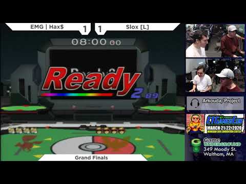 Mass Madness 29 SSBM - EMG | Hax$ (Fox) vs. Slox [L] (C. Falcon) - Melee GF