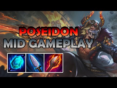 POSEIDON IS GOOD IN SEASON 9! | Poseidon Gameplay | (SMITE) Conquest