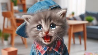 Little kitten sad life story #kitten #cat #cutecat
