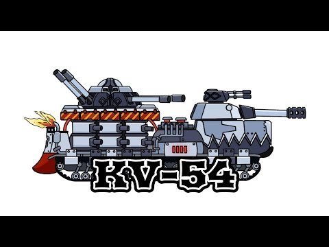 How to Draw KV-54 | Gerand Tank - Cartoons About Tanks