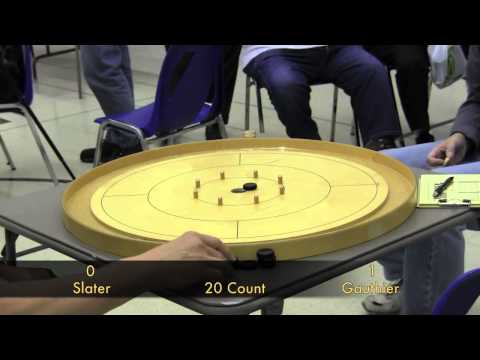 2013 Owen Sound Crokinole Final - Gauthier v Slater 3/4
