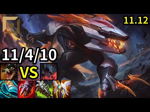 Renekton Top vs Aatrox - KR Master | Patch 11.12