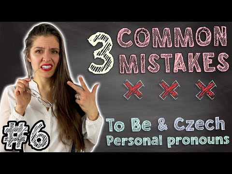 #6 | 3 COMMON MISTAKES in Czech | Verb "to be" & Personal Pronouns