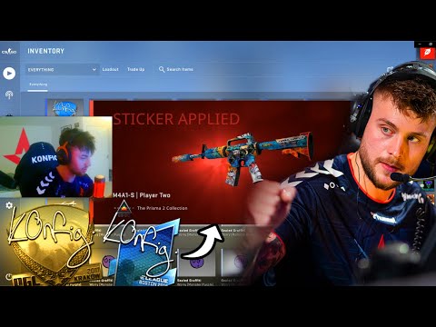 applying K0NFIG stickers until K0NFIG replies! #shorts