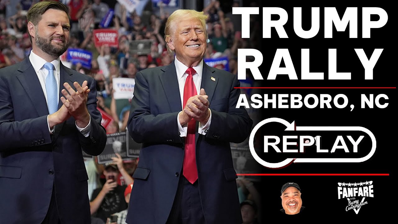WATCH LIVE: Trump Rally with JD Vance - Asheboro, North Carolina