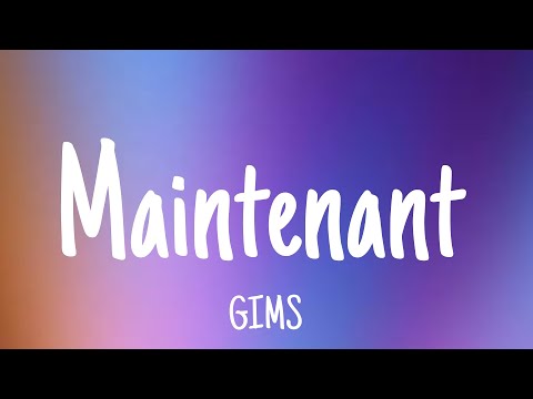 GIMS - MAINTENANT (lyrics)