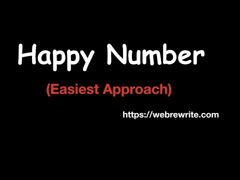 Happy Number Leetcode Java Code Programming Tutorials