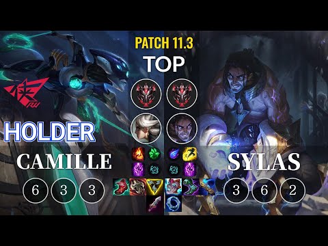 RW Holder Camille vs Sylas Top - KR Patch 11.3