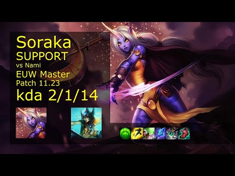 Soraka Support & Caitlyn vs Nami & Ziggs - EUW Master 2/1/14 Patch 11.23 Gameplay