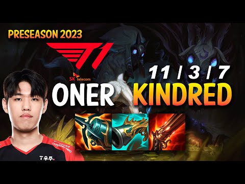 T1 Oner KINDRED vs LEE SIN Jungle - KR Ranked