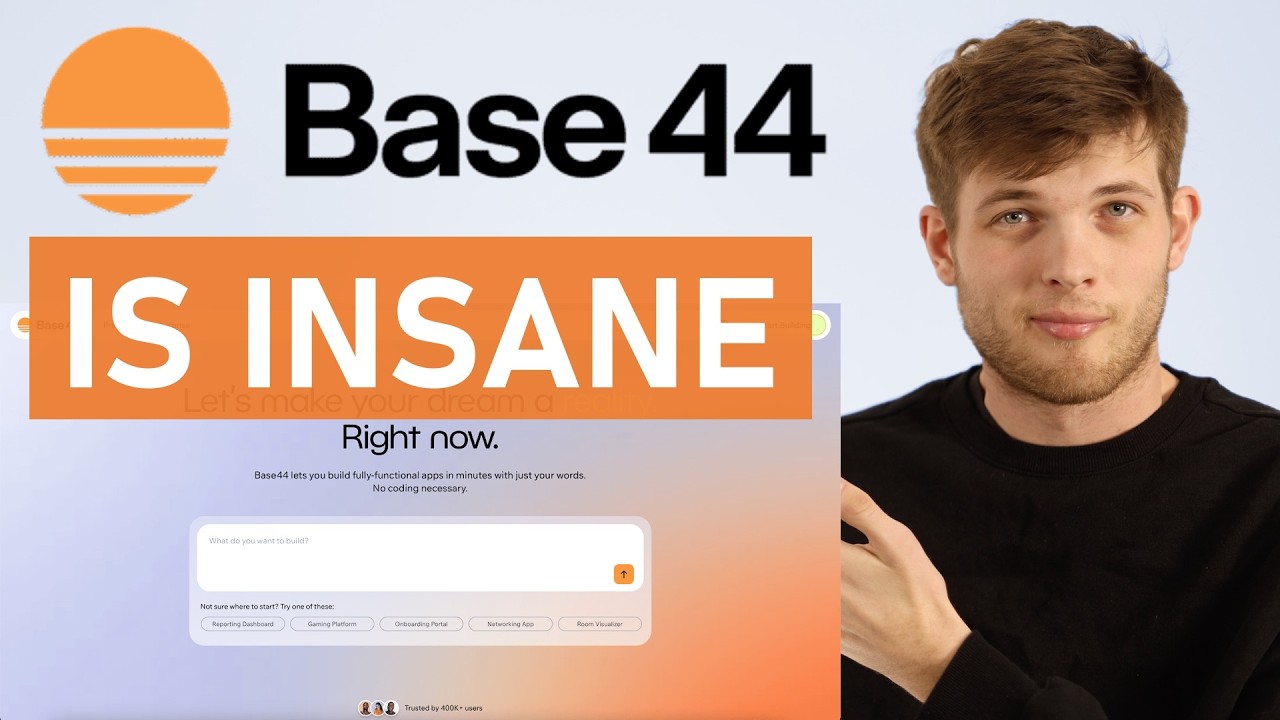 How To Use Base44 - No Code AI App Builder Tutorial (2025)