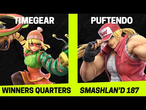 SmashLAN'd 187 Winners Quarters - TimeGear (Min Min) vs Puftendo (Terry) - SSBU Tournament