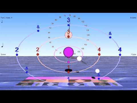 4/4 with swing and gradually changing tempo - Swing Metronme for Bounce Metronome Pro