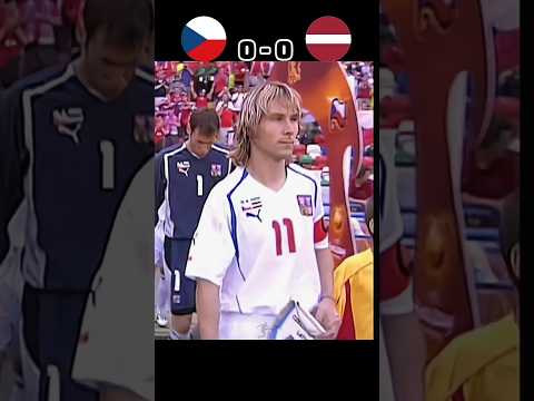 Nedved's Magic and the Rise of Baros. #shorts #czechrepublic #latvia #nedved #euro   Latvia