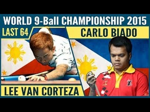 Lee Van Corteza vs Carlo Biado | Last 64 2015 World 9-ball Pool Championship