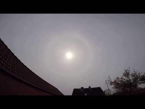Halo (Lichteffekt) um die Sonne - Im Mai 2017