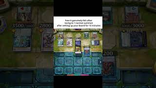 losing to 1 normal summon be like #yugioh #masterduel