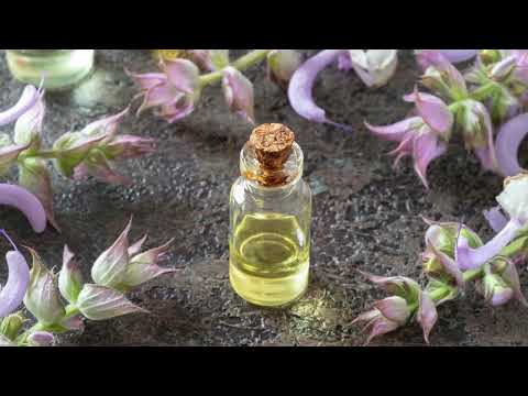 Flowers liquid clary sage essential oil